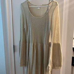 VENUS Cream Knit Dress